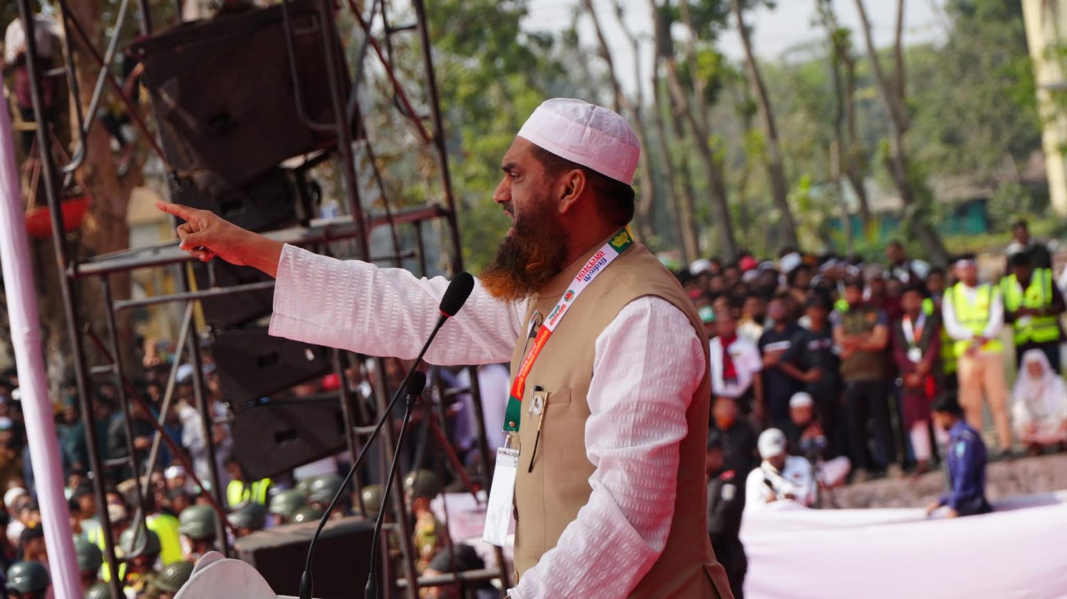 ৮ ফেব্রুয়ারি বিটিভিতে জাতির উদ্দেশে ভাষণ দেবেন আল্লামা মামুনুল হক