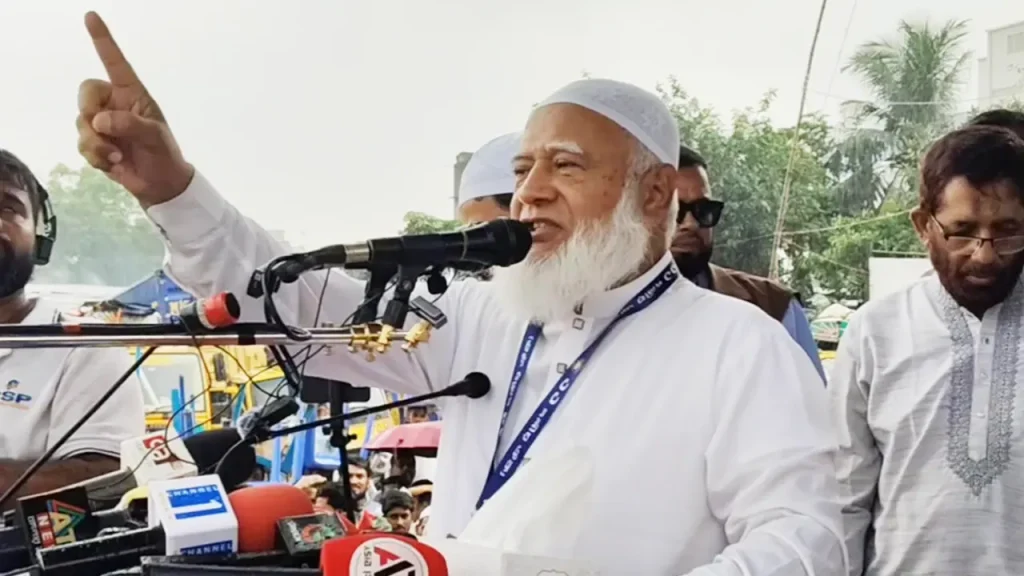 সরকার জনগণের সঙ্গে ভাঁওতাবাজি করছে, তাই মাঠে নেমেছি: জামায়াত আমির